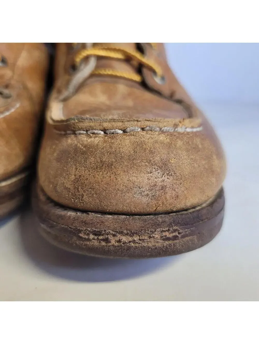 Chippewa Leather Work Boots Wisconsin Size 6 B Vtg 9